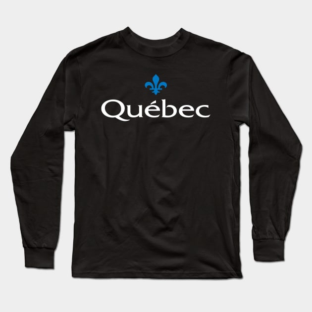 Quebec Growing Up Canadian Long Sleeve T-Shirt by ProjectX23Red